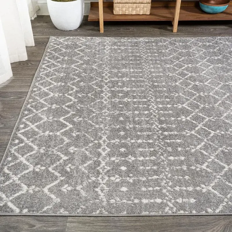 Jonathan Y 3X5 Ivory Dark Gray Rug — view 4