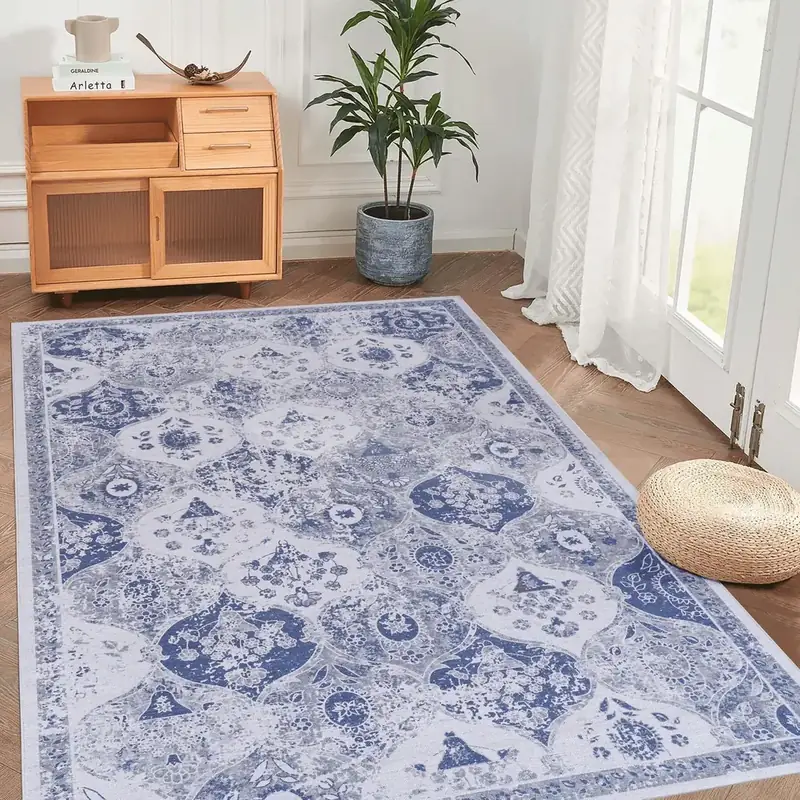 Ruggable Alessia Dusk Blue Cushioned Rug — view 2