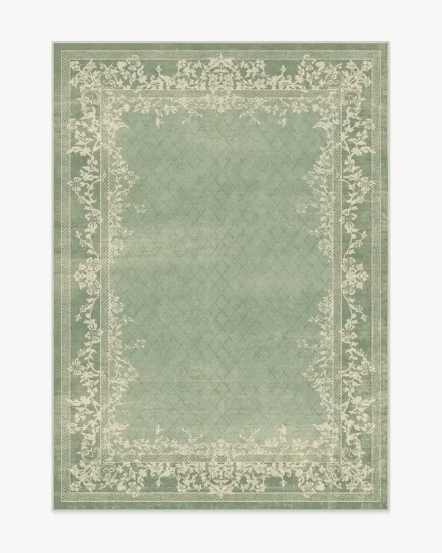 Ruggable Vintage Sarrah Sage Cushioned Rug — view 4