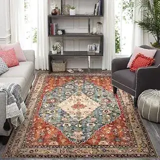 Lahome Boho Tribal Under Table Rug — view 4