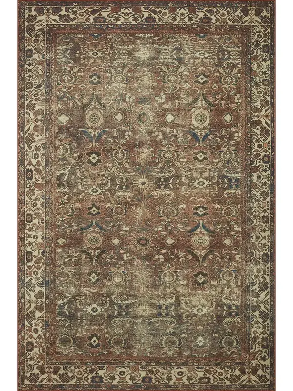 Loloi Magnolia Banks Ban-04 Brick Rug — view 3