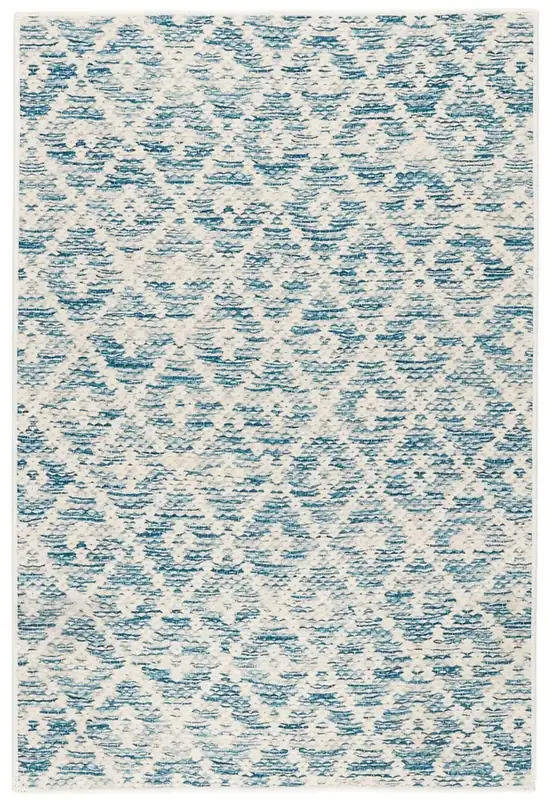 Dash & Albert Melange Diamond Blue Diamond Rug — view 2