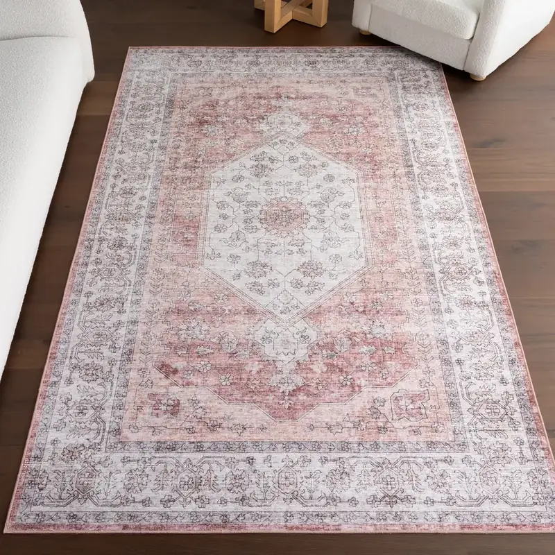 Istana Pink Beige Whisper Foldable Rug — view 3