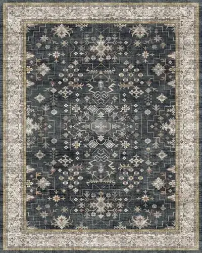 Hazo Haus Tribal Black Multi Rug