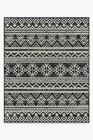 Hazo Haus Tribal Black Multi Rug — view 3