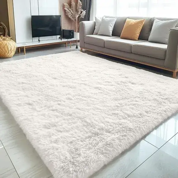 Olanly Fluffy Shaggy Floor Girls 3×5 Rug