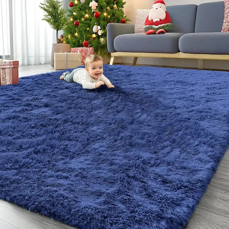 Olanly Fluffy Shaggy Floor Girls 4×6 Rug
