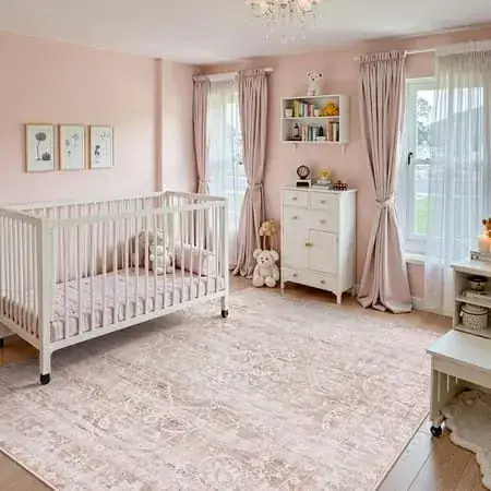 Miukiki Baby Girl Abstract Cute Rug — view 4