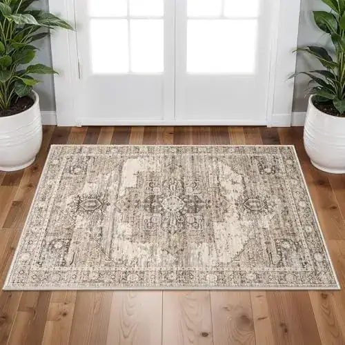 Ruugme Boho Vintage Tribal Backing 2×3 Rug — view 4