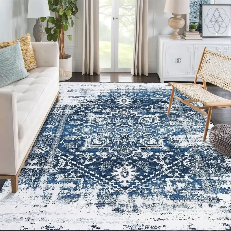 Istana Blue Foldable Rug