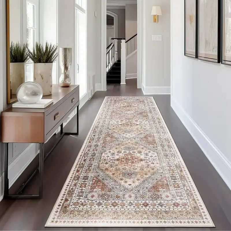 Zesthome Ultra-thin Anti Backing Entrance 2.5×8 Blue Rug — view 2
