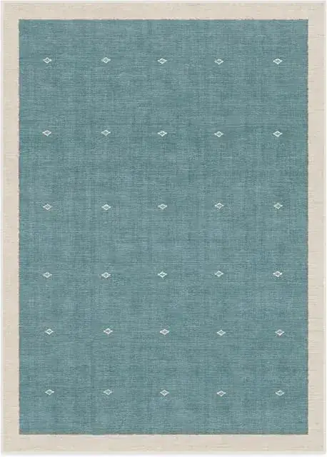 Ruggable Goop Luna Teal Cushioned Rug