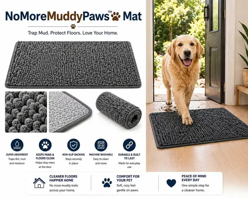 Muddy Mat Original Door Muddy Paws Rug — view 4