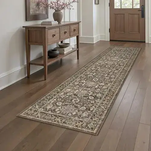 Soalmost Laundry Brown Vintage Floor Rug