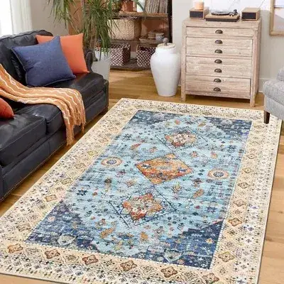 Ruugme Boho Vintage Tribal Backing 9×12 Rug — view 4
