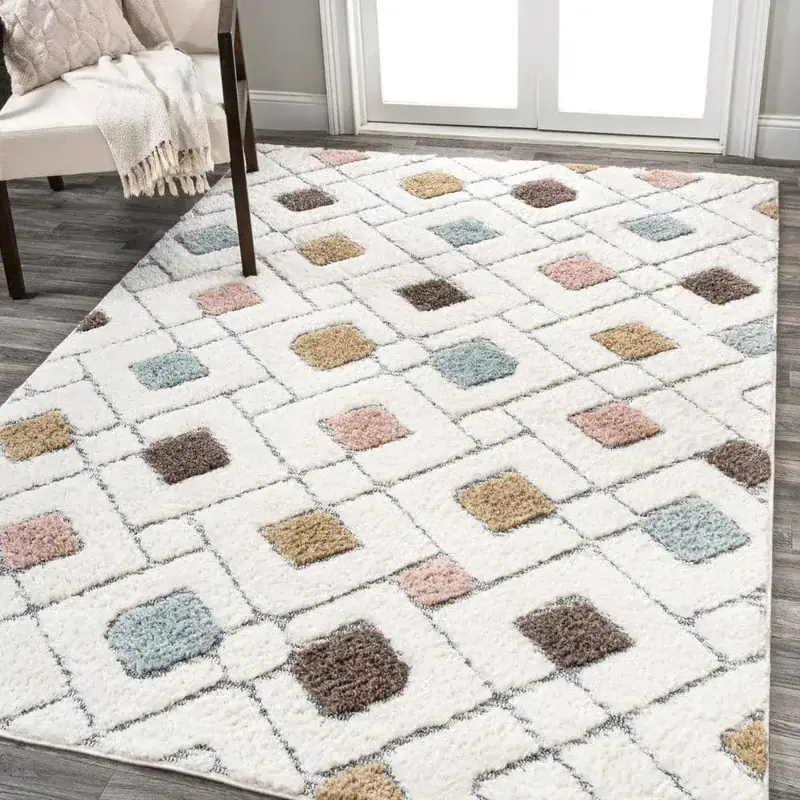 Jonathan Y Multi Square 8X Kemer Rug