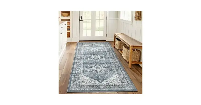 Amada Homefurnishing Floral Beige Rug