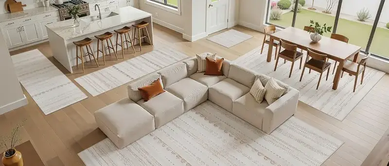 Witshock Floral Beige Rug