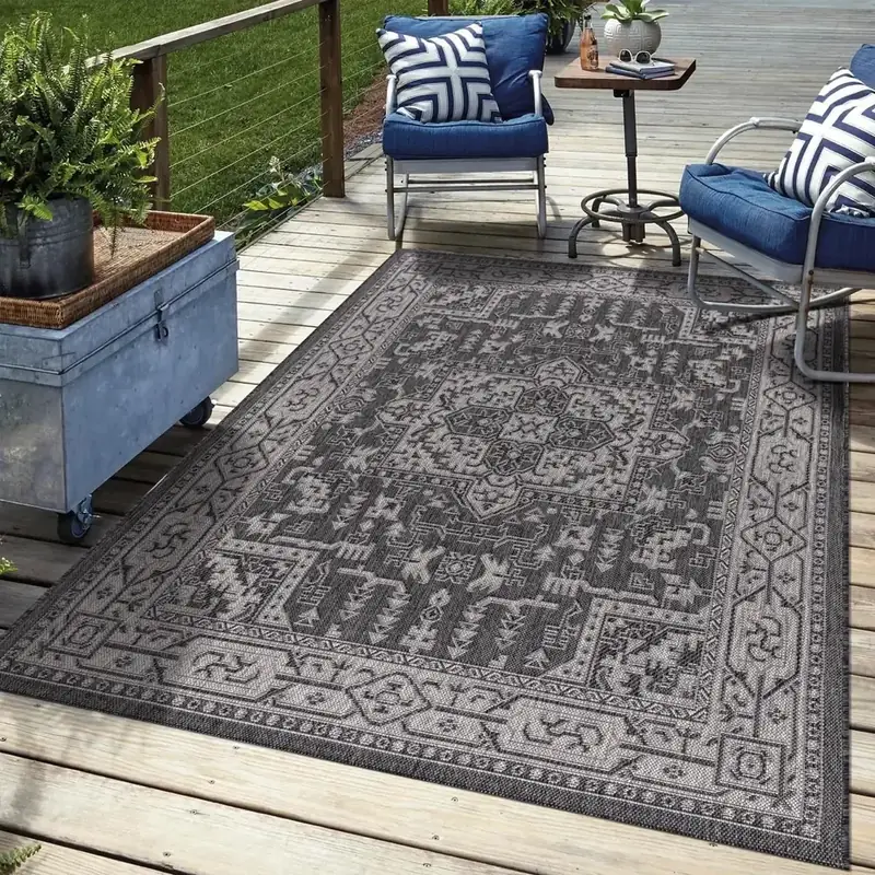 Keen Home Design Terrace Patio Balcony Beach Rug