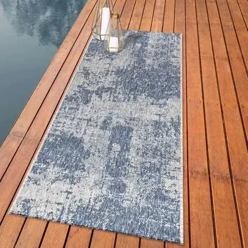 Keen Home Design Terrace Patio Balcony Beach Rug — view 4