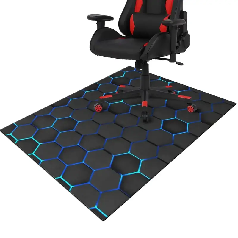 Fuoxowk Under Desk Gaming Gamer Rug