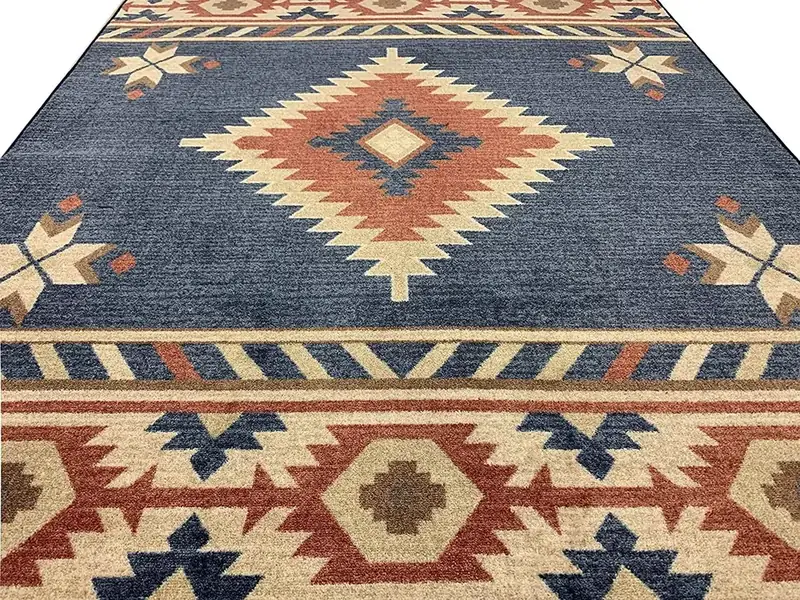 Aquailis Native American Southwestern Vintage Rug — view 2