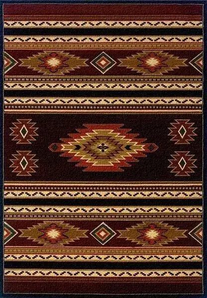 Aquailis Native American Southwestern Vintage Rug — view 3