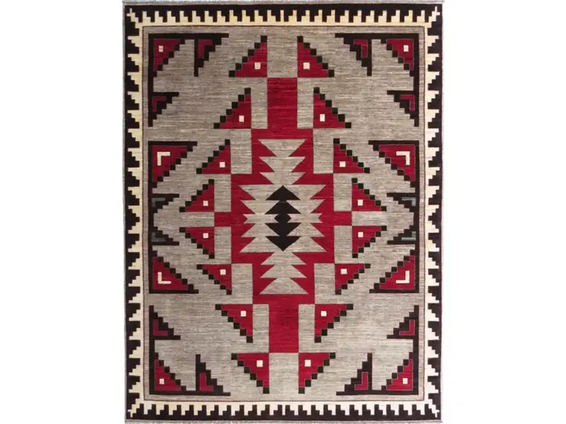 Aquailis Southwest Navajo Aztec Tribal 8×10 Rug — view 2