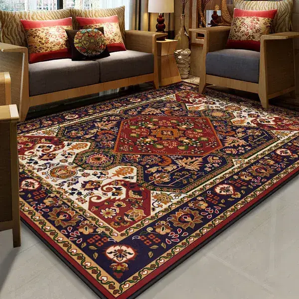 Topruug Oriental Floral Distressed Floor 12×18 Rug — view 4
