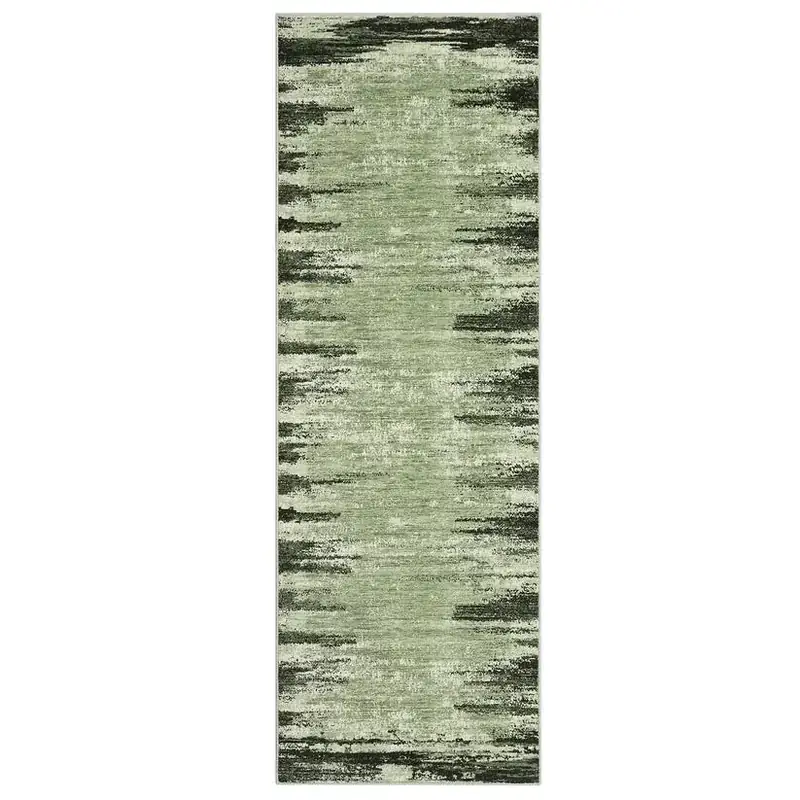Lansny Forest Green Abstract Rug — view 4