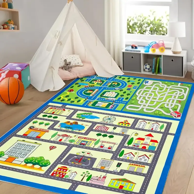 Hazo Haus Playroom Play Preschool Toddlers Rug — view 3