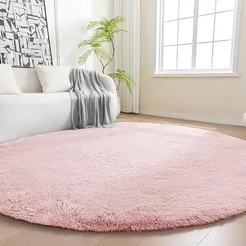 Amazon Basics Fluffy Shaggy 8′ 10 Rug