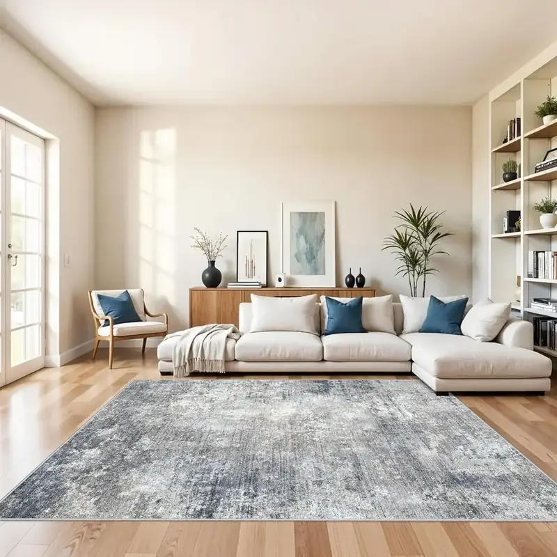 Losbulake Abstract Beige 6×9 Rug