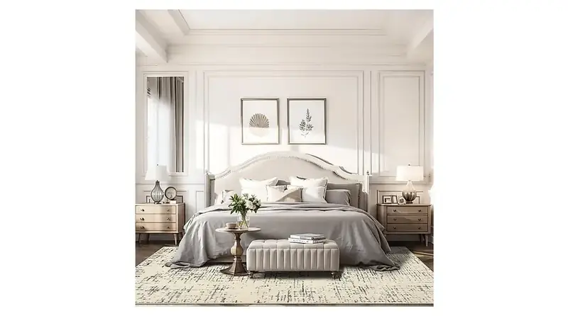 Losbulake Abstract Beige 6×9 Rug — view 3
