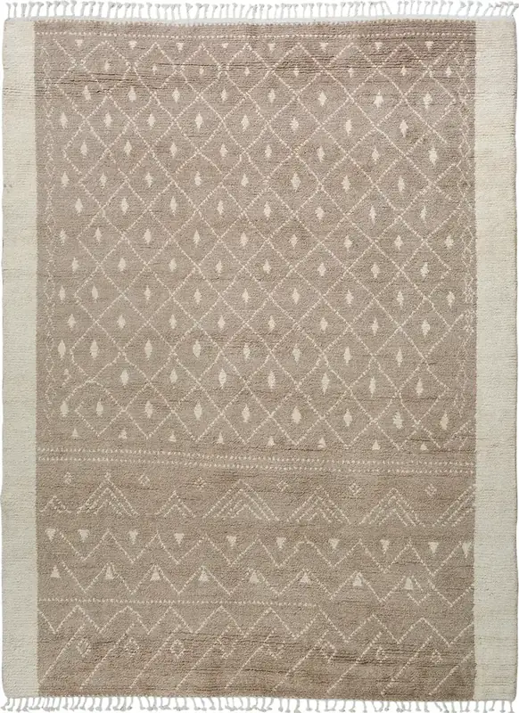 Livebox Moroccan Beige Western Tribal Rug