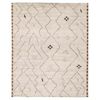 Livebox Moroccan Beige Western Tribal Rug — view 4