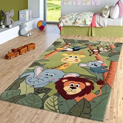 Garveehome Jungle Animal Rug — view 3