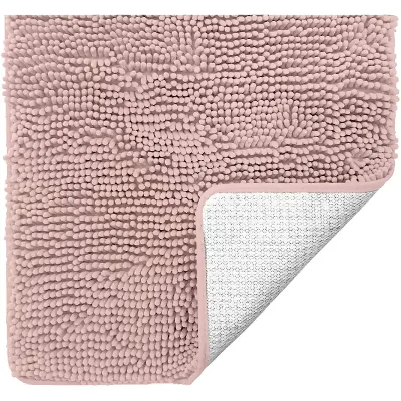 Ruggnovea Chenille Pink Rug
