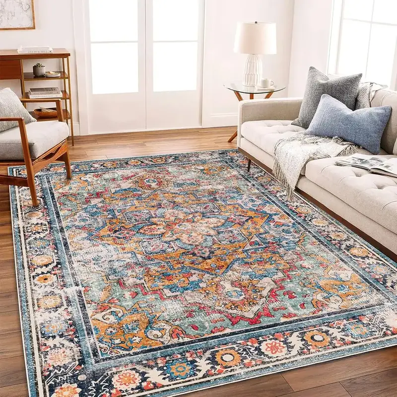 Losbulake Medallion Beige 6×9 Rug — view 2
