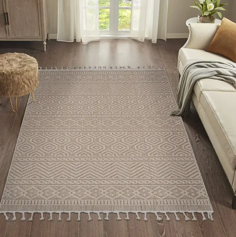 Tengtenglink Abstract Blue Rug — view 2