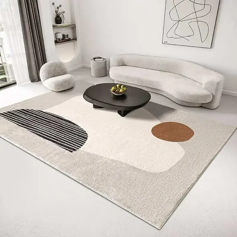 Tengtenglink Abstract Blue Rug — view 4