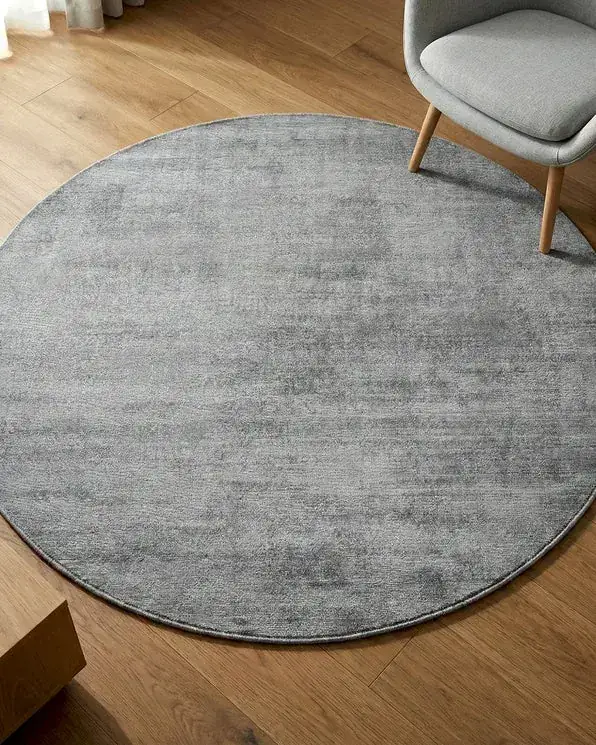 Acapet Round Grey Circle Boho Rug