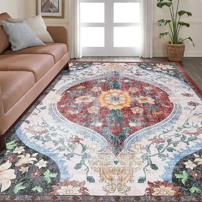 Rimaya Backing Vintage Floral Rug