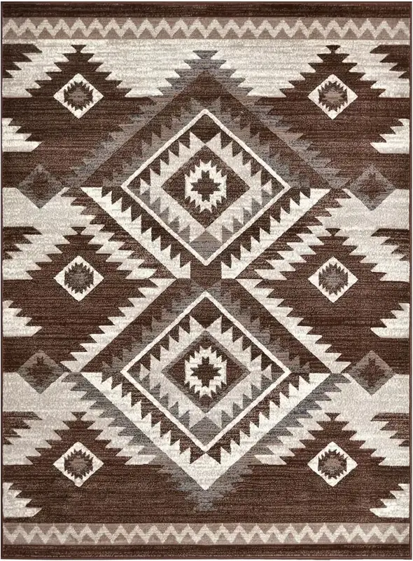 Yinhua Western Moroccan Low-pile Aztec Rug — view 3