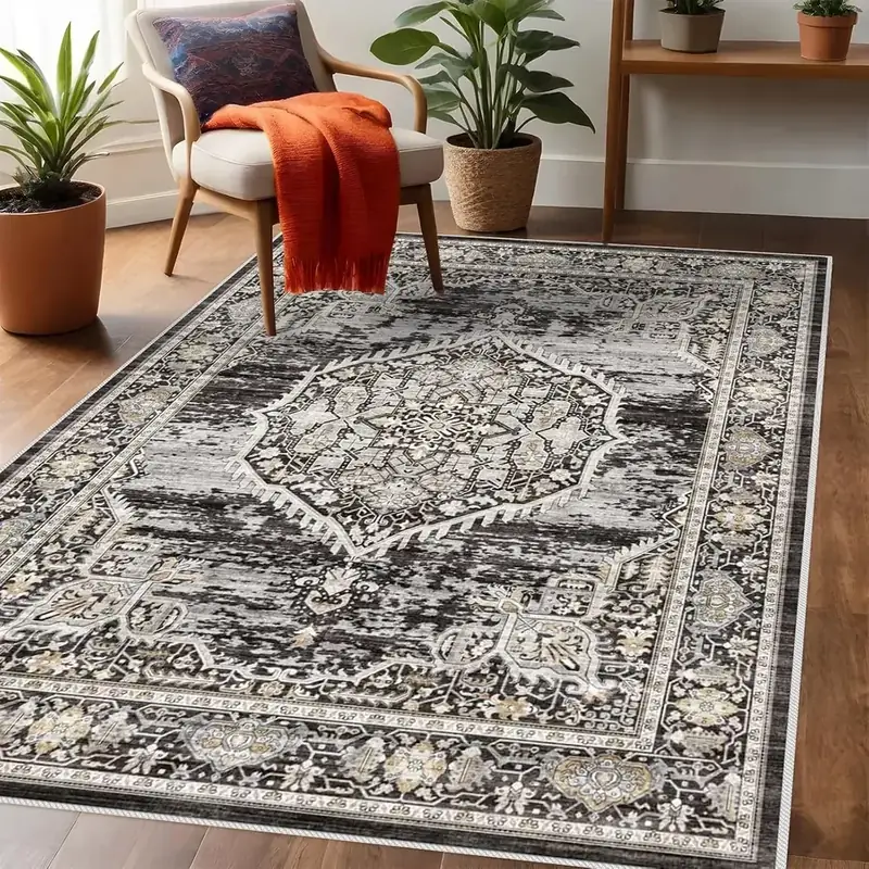 Youfortong Beige Floral Rug