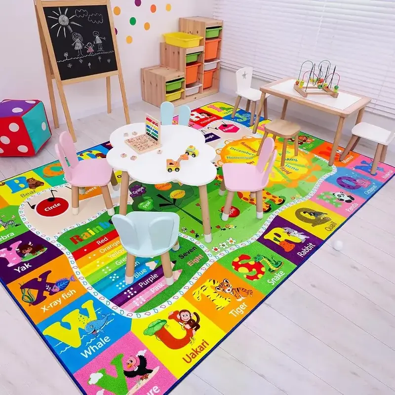 Rogara Educational ABC Alphabet Rug — view 2