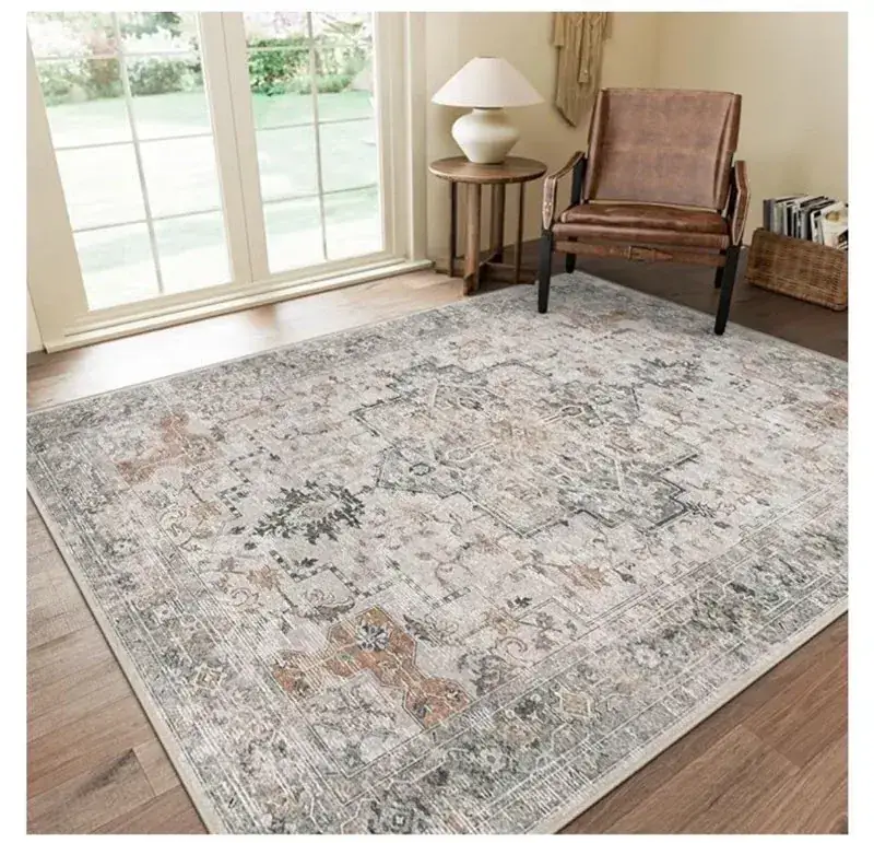 Genimo Vintage Faded Brown Rug — view 2