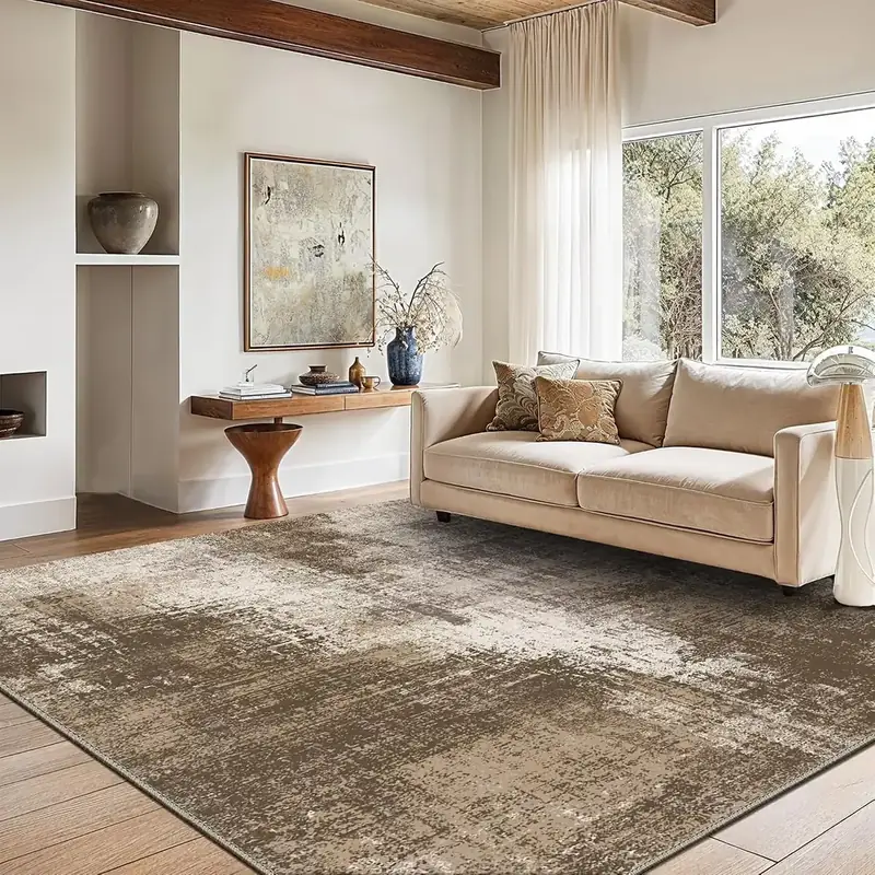 Genimo Vintage Faded Brown Rug — view 3