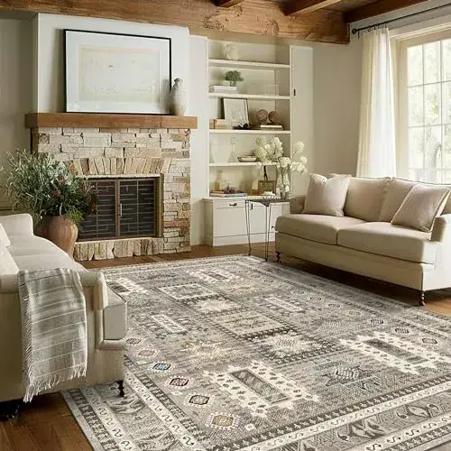 Genimo Vintage Faded Brown Rug — view 4