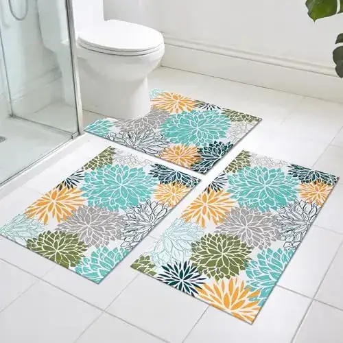 Vaukki Piece Absorbent Rubber Backed Rug — view 2